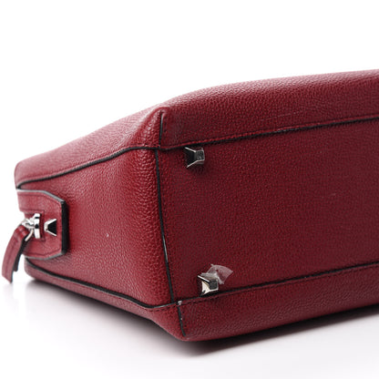 MCM Grained Calfskin Medium Ella Boston Burgundy 6 of 11
