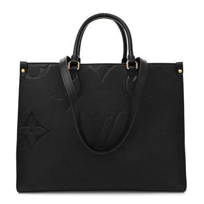 Louis Vuitton Empreinte Monogram Giant Onthego MM Black 1 of 10