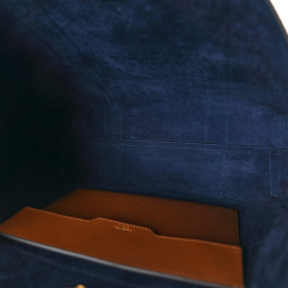 Mulberry Small Classic Grain Bayswater Tote Oak Oxford Blue 5 of 11