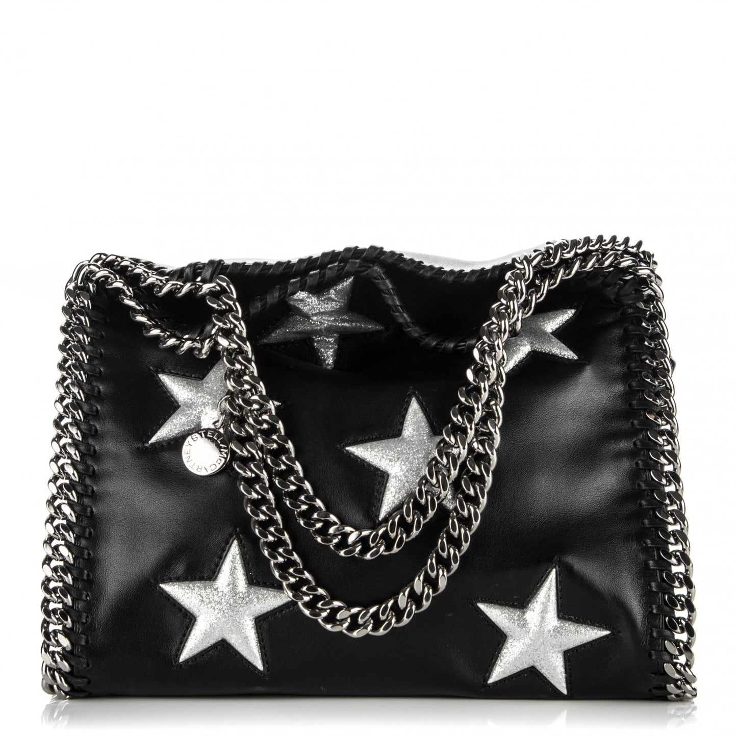 Alter Nappa Embossed Mini Falabella Tote Black