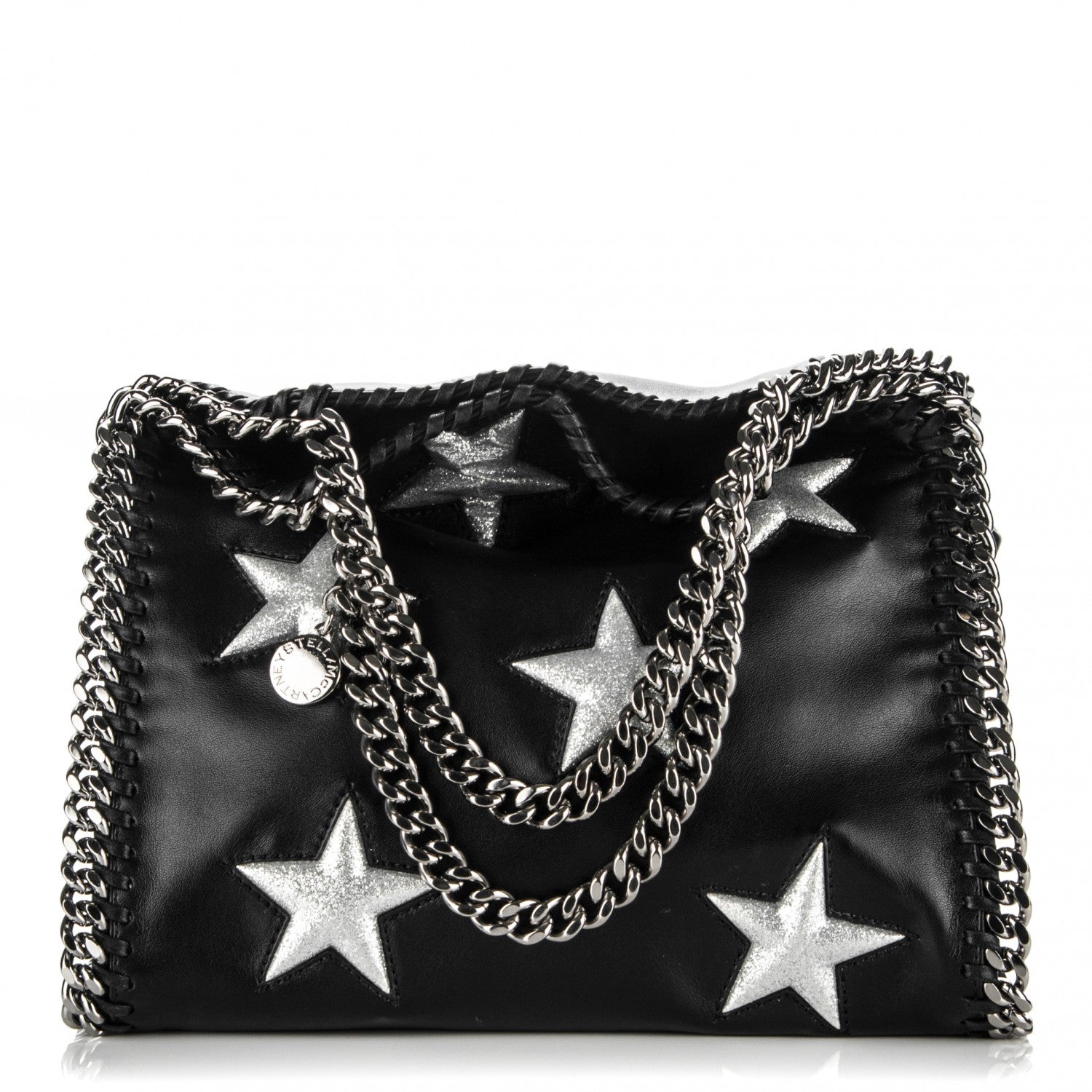 Stella McCartney Alter Nappa Embossed Mini Falabella Tote Black 1 of 7