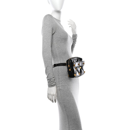 Valentino Garavani Nappa Roman Stud Crossbody Black 2 of 10