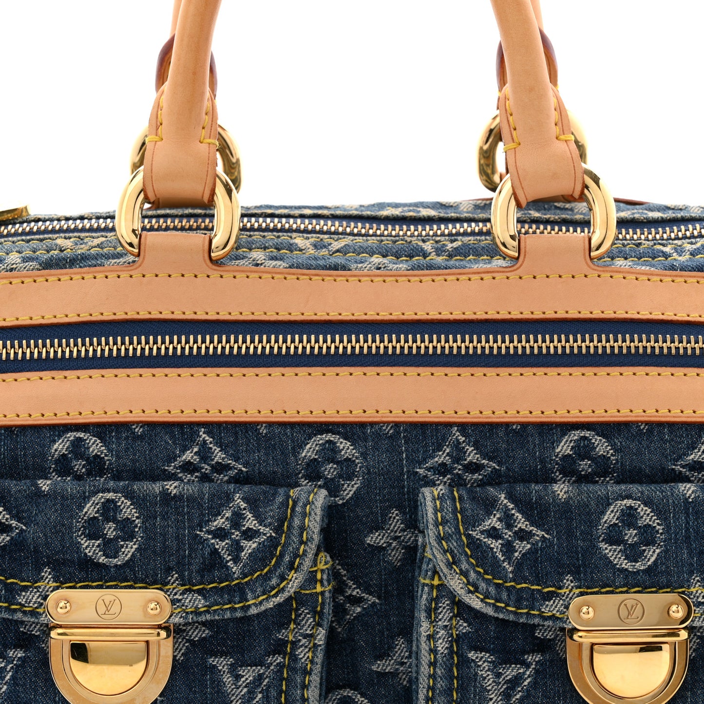 Monogram Denim Neo Speedy Blue