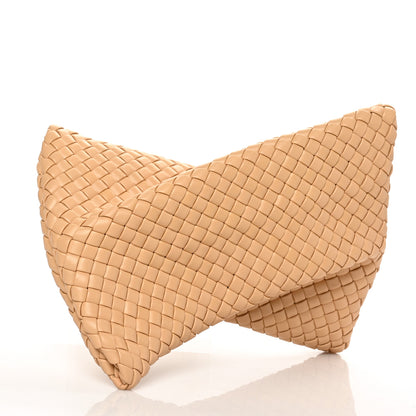Bottega Veneta Nappa Intrecciato Crisscross Clutch Porridge 3 of 6