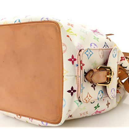 Louis Vuitton Monogram Multicolor Petit Noe White 9 of 10
