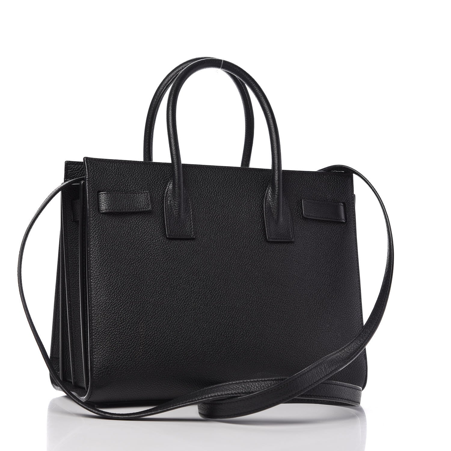 Saint Laurent Grained Calfskin Baby Sac De Jour Black 3 of 10