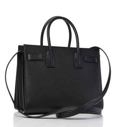 Saint Laurent Grained Calfskin Baby Sac De Jour Black 3 of 10