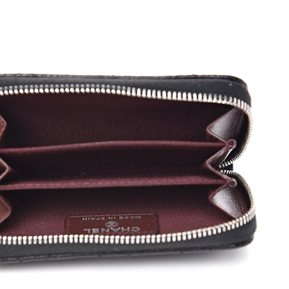 Chanel Caviar Quilted Zip Coin Purse Black 5 of 8