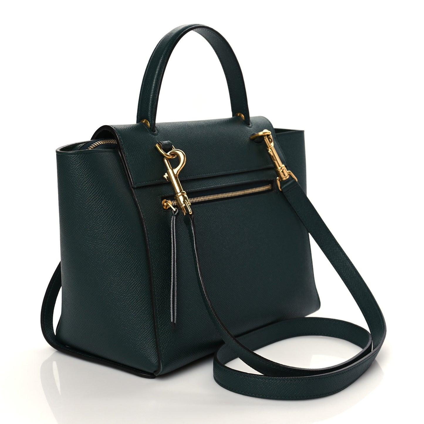 Grained Calfskin Micro Belt Bag Amazone