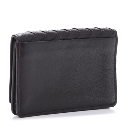 Bottega Veneta Nappa Intrecciato Card Holder Ebano 3 of 9