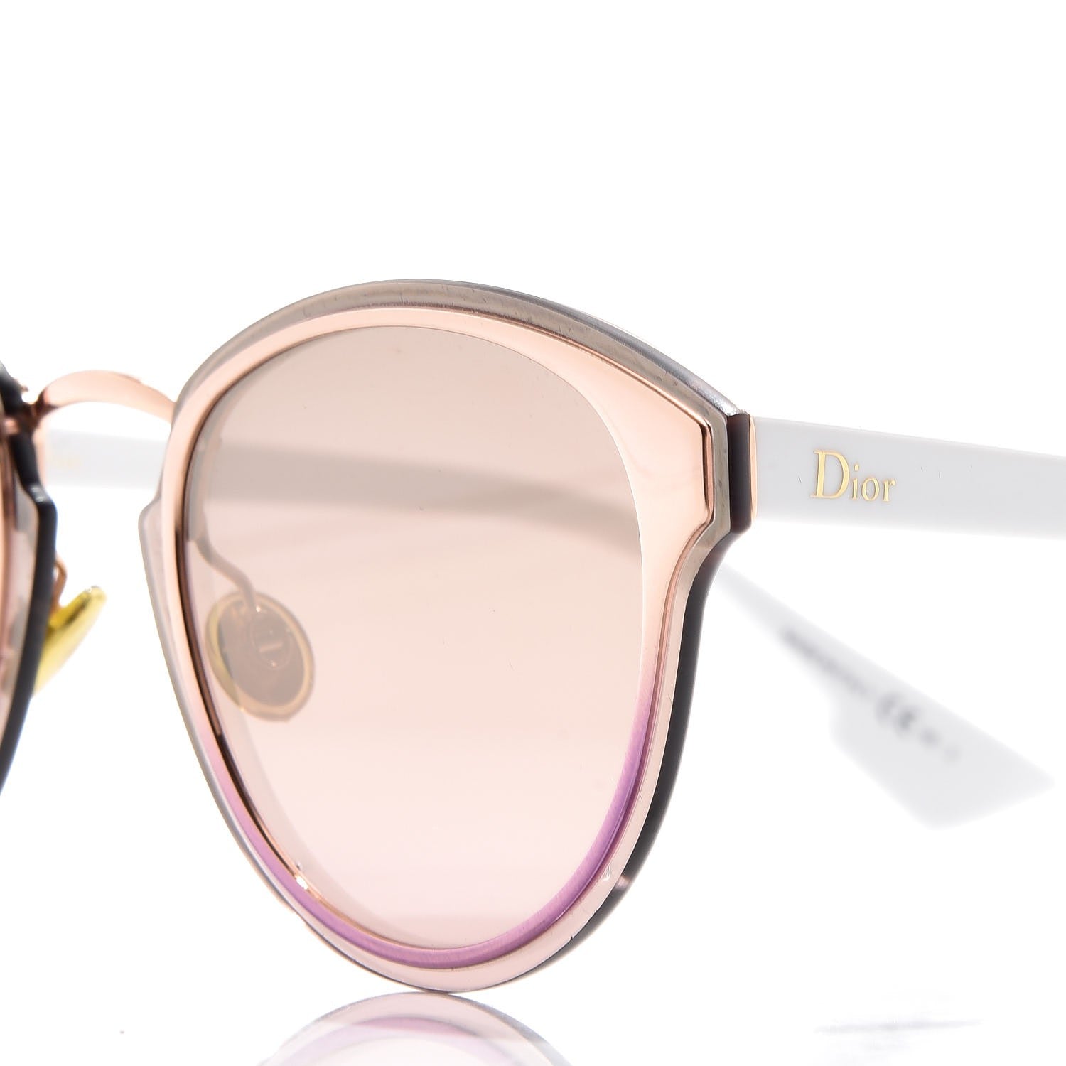 Christian Dior Mirrored Nightfall Sunglasses Rose Gold White 5 of 8