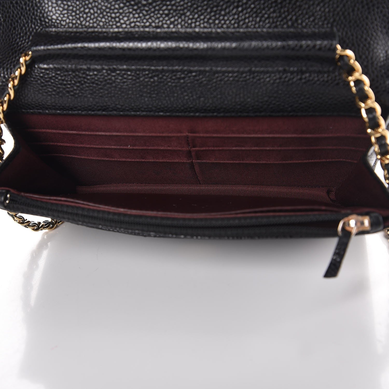 Chanel Caviar Quilted Wallet On Chain WOC Black 5 of 12