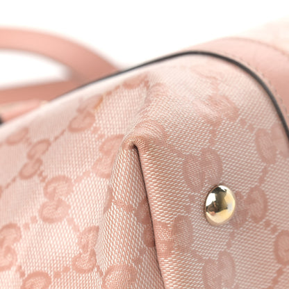 Gucci Crystal Monogram Medium Abbey Tote Blush 9 of 25