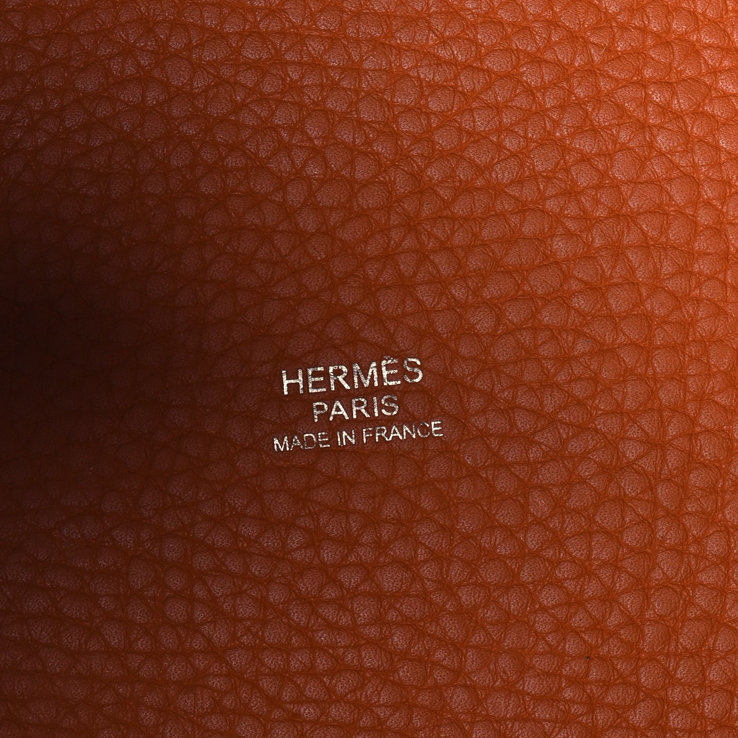 Hermes Taurillon Clemence Picotin 22 MM Orange 6 of 11