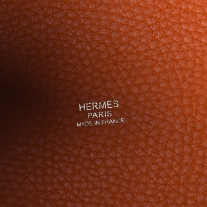 Hermes Taurillon Clemence Picotin 22 MM Orange 6 of 11