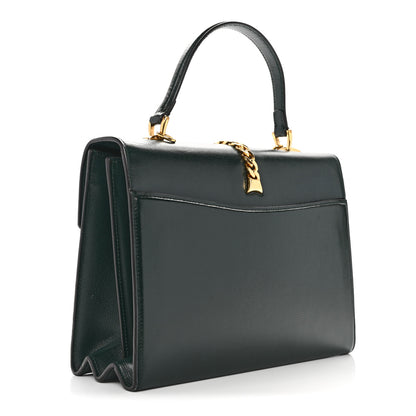 Gucci Azalea Calfskin Small Sylvie 1969 Top Handle Bag Green 3 of 16