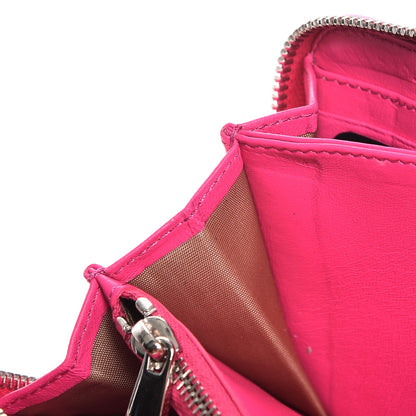 Givenchy Sugar Goatskin Pandora Zip Around Wallet Shocking Pink 10 of 12