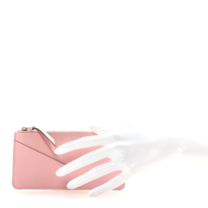 Louis Vuitton Calfskin Jeanne Wallet Zippered Insert Rose Ballerine 4 of 12