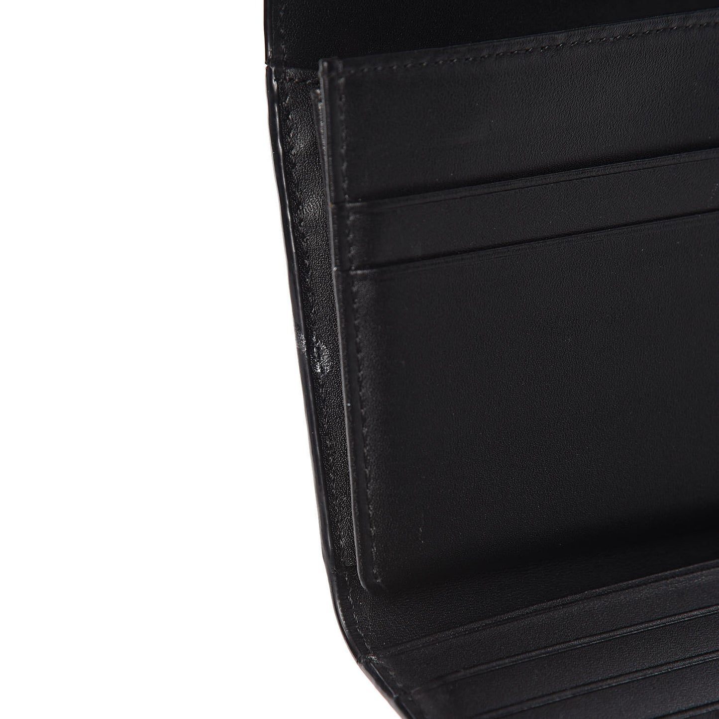 Calfskin Continental Wallet Black
