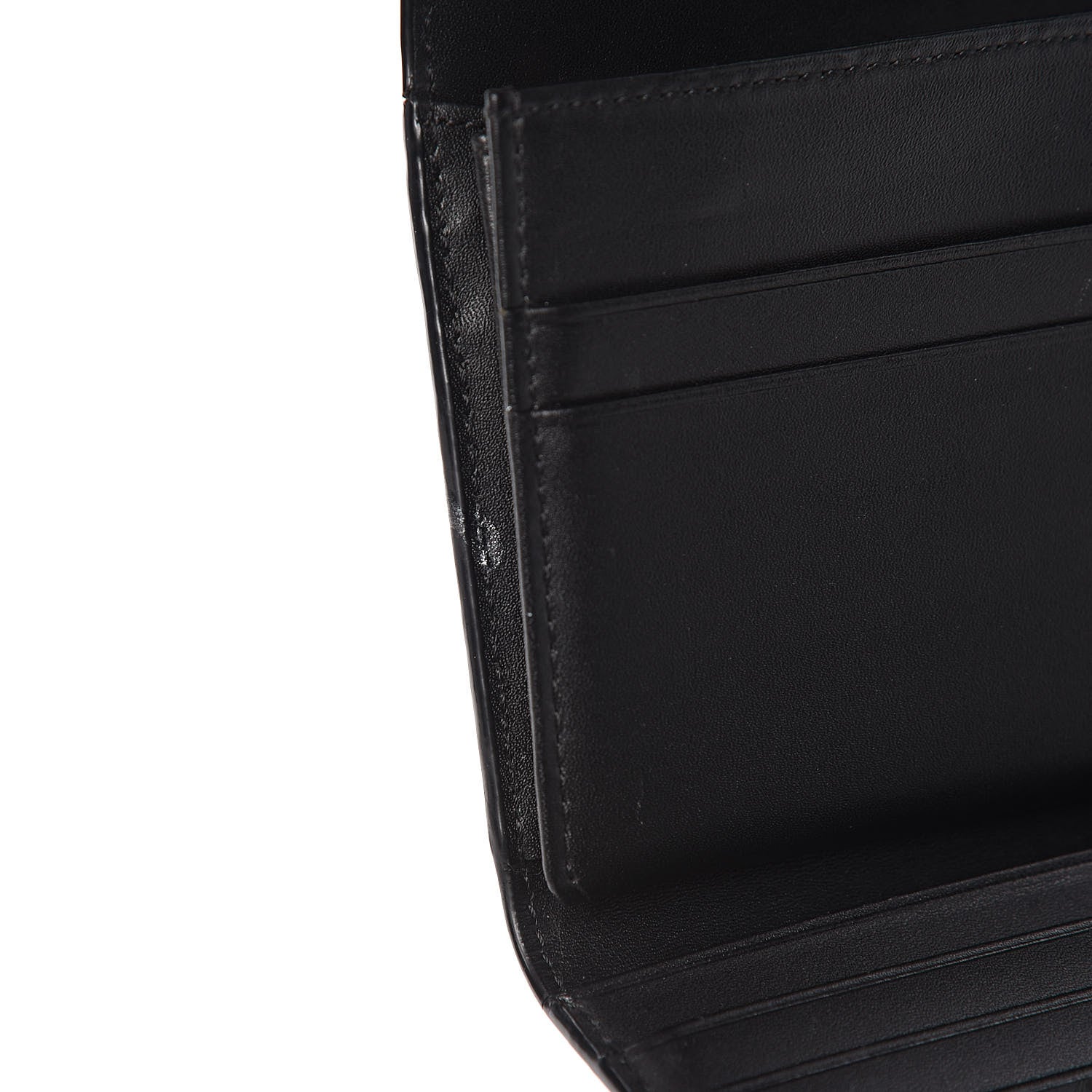 MCM Calfskin Continental Wallet Black 10 of 11