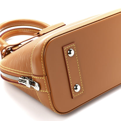 Louis Vuitton Epi Jacquard Alma BB Honey Gold 11 of 12