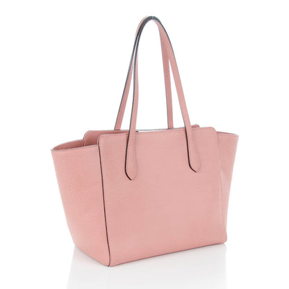 Gucci Dollar Calfskin Small Swing Tote Soft Pink 3 of 7