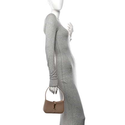 Saint Laurent Vegetable Le 5 A 7 Mini Hobo Dark Beige 2 of 11