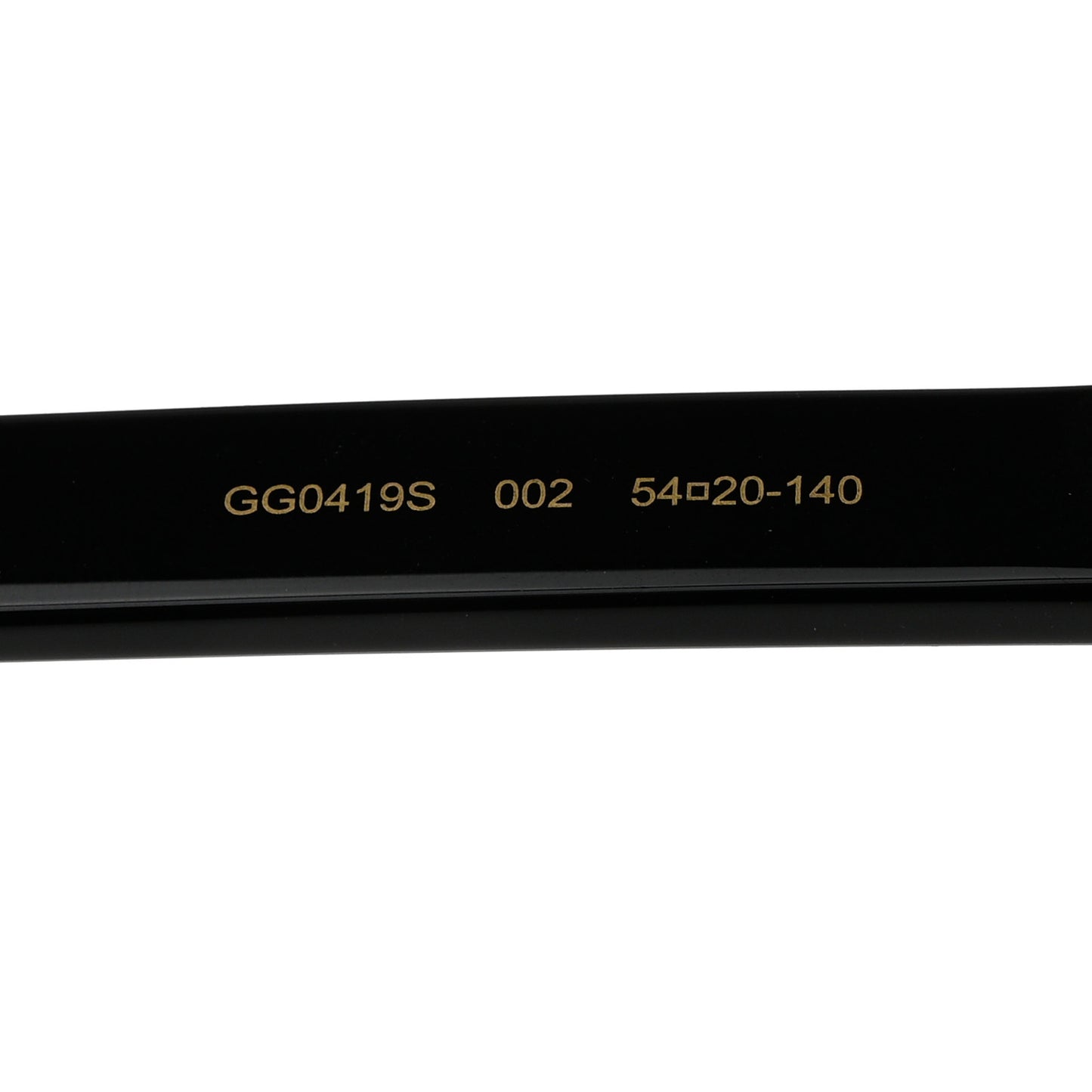 Crystal GG Sunglasses GG0419S Black