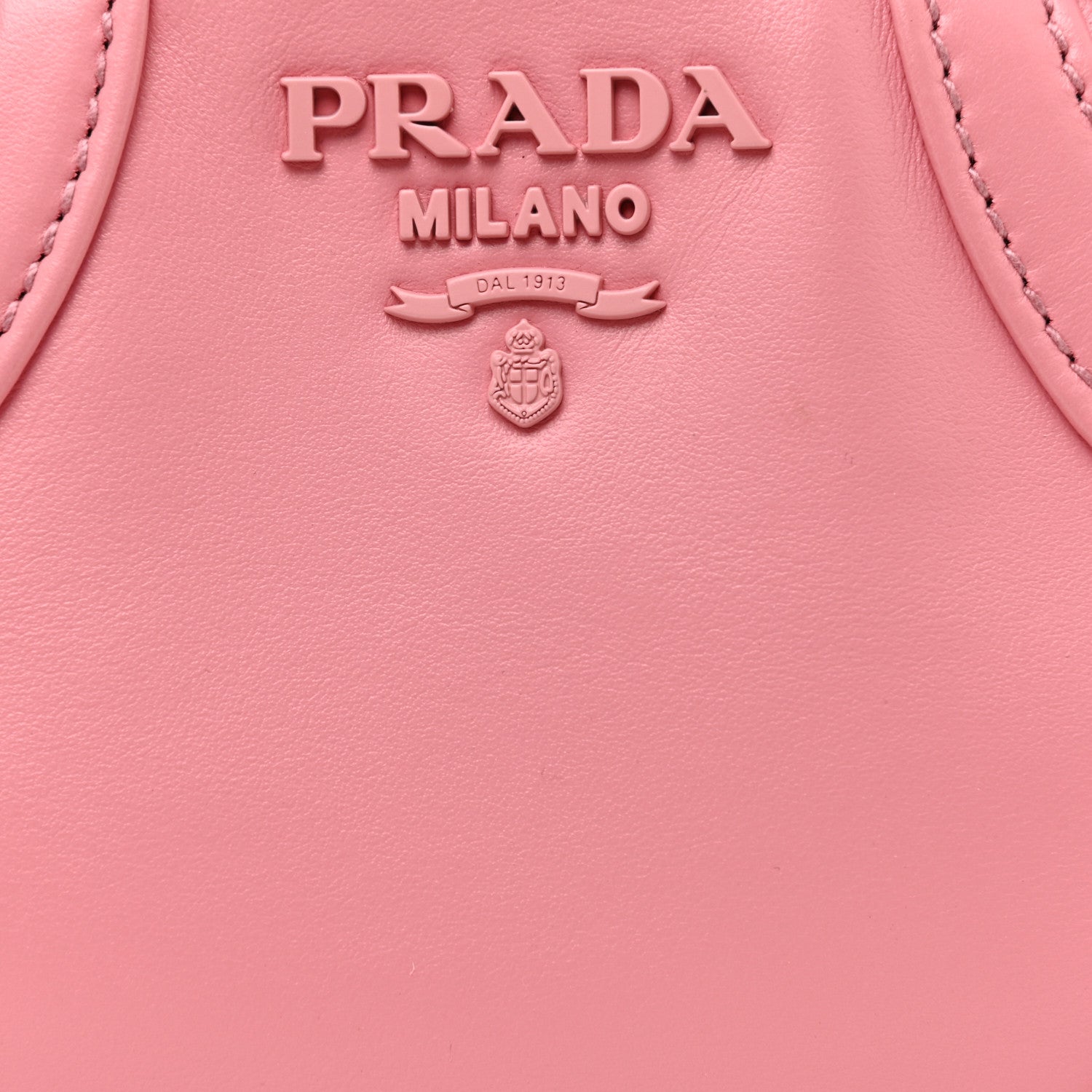 Prada Soft Calfskin Bowling Crossbody Bag Petalo 7 of 9
