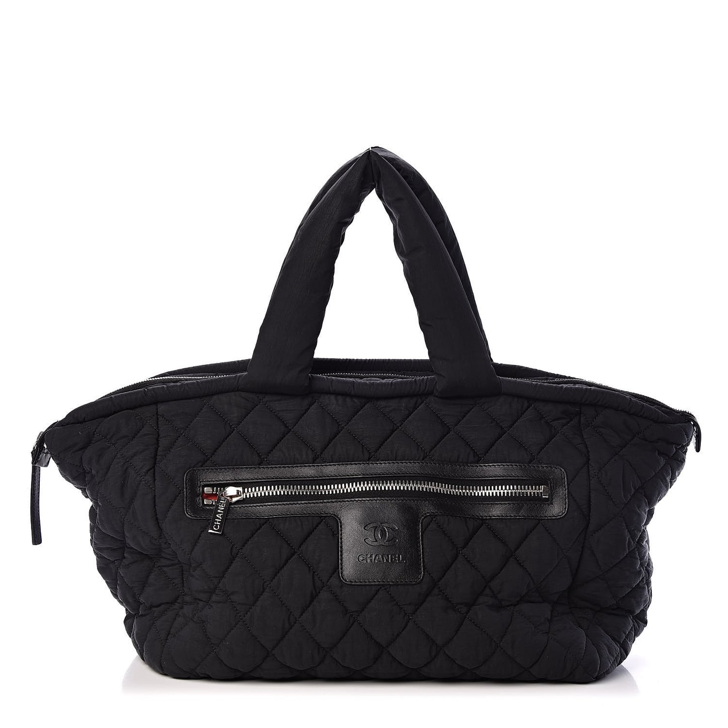 Nylon Quilted Coco Cocoon Bowler Black