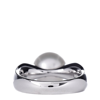 Mikimoto 18K White Gold Akoya Pearl 11mm Ring 55 7.25 4 of 5
