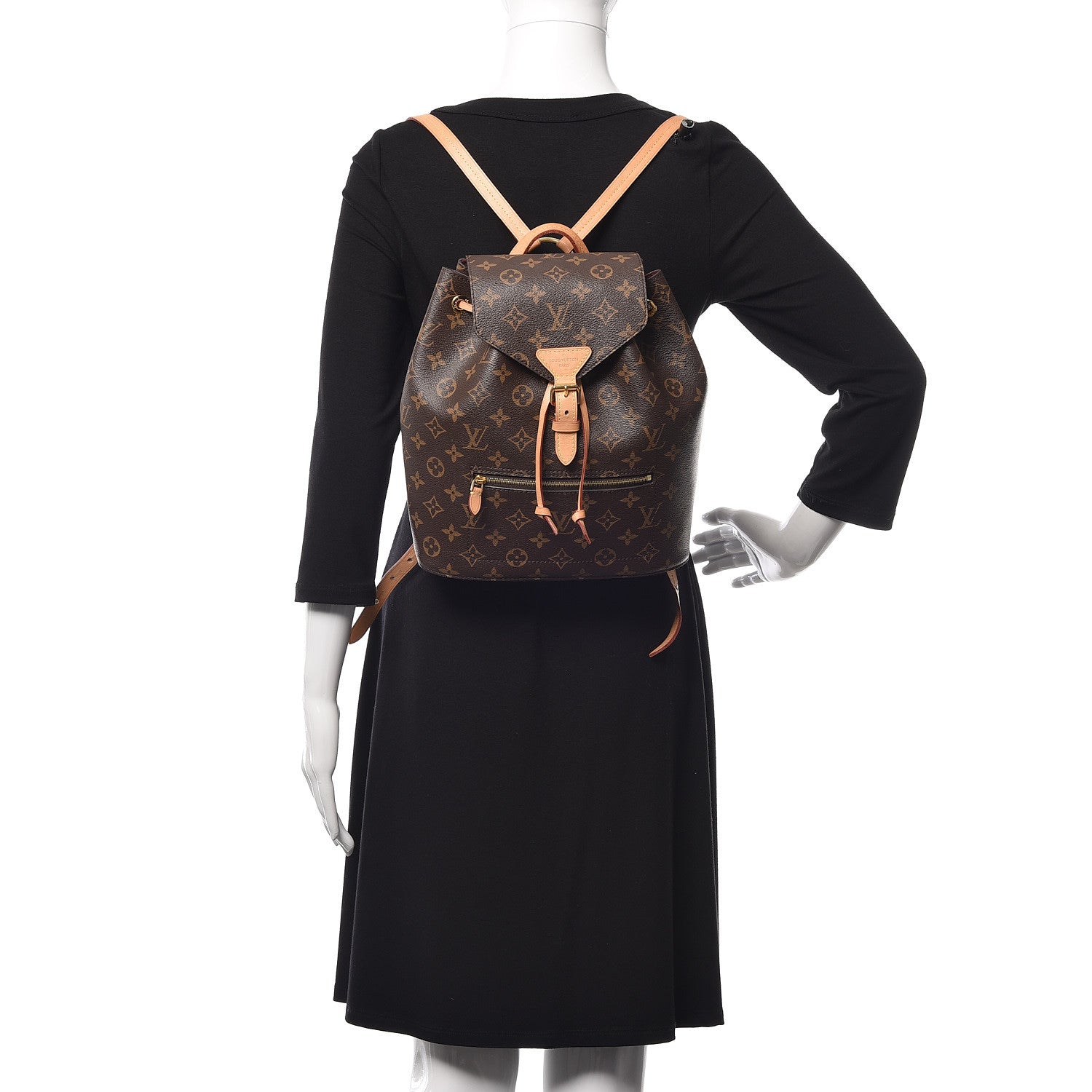 Louis Vuitton Monogram Montsouris NM Backpack 2 of 16