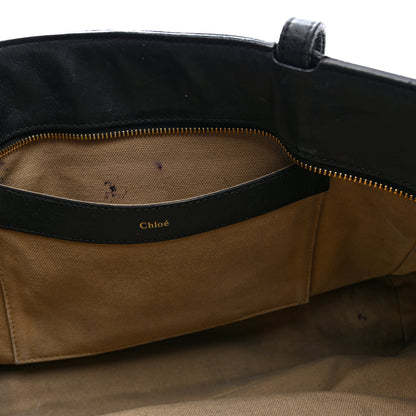 Chloe Calfskin Studded Isa Tote Black 5 of 10