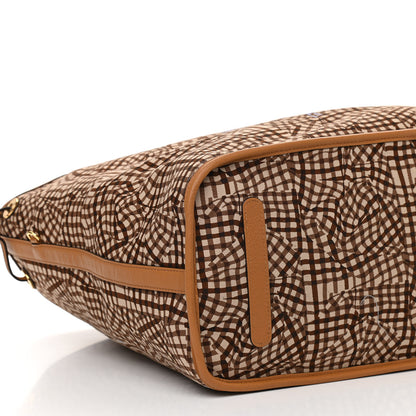 MCM Visetos Large Liz Reversible Shopper Tote Cognac 13 of 15