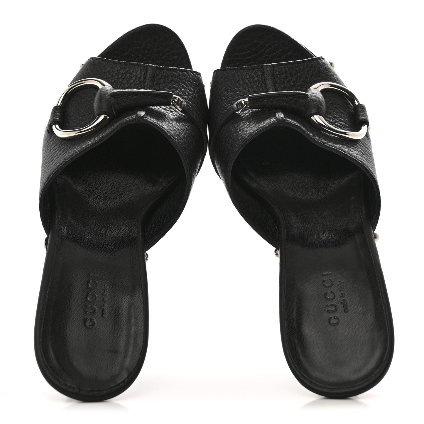 Cellarius Soft Calfskin Icon Bit 30/120mm Platform Clog Sandals 36 Black