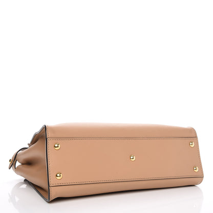 Fendi Vitello Seta Medium Peekaboo Iconic Satchel Cuoio 5 of 9