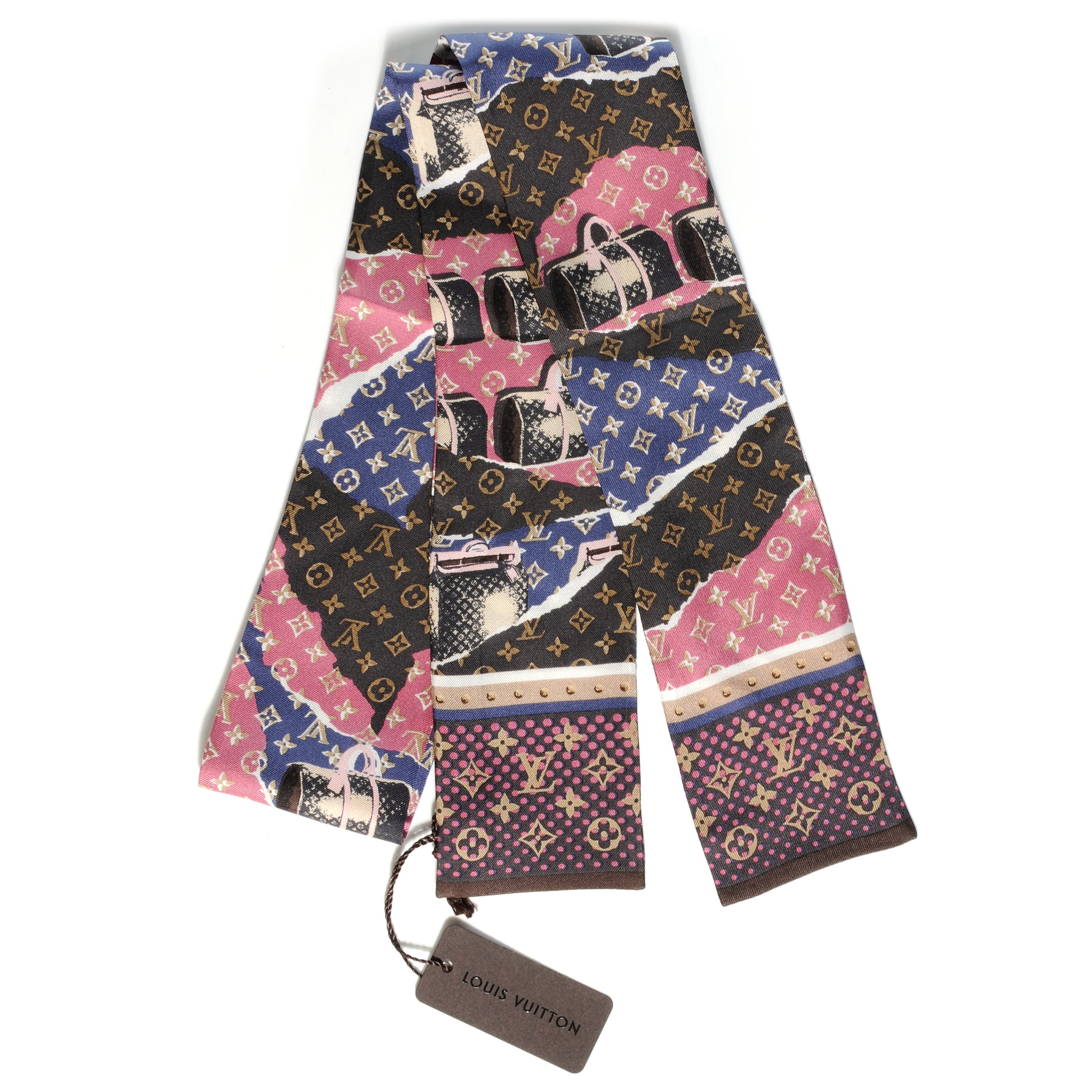 Louis Vuitton Silk Monogram Wallpaper Bandeau 3 of 5