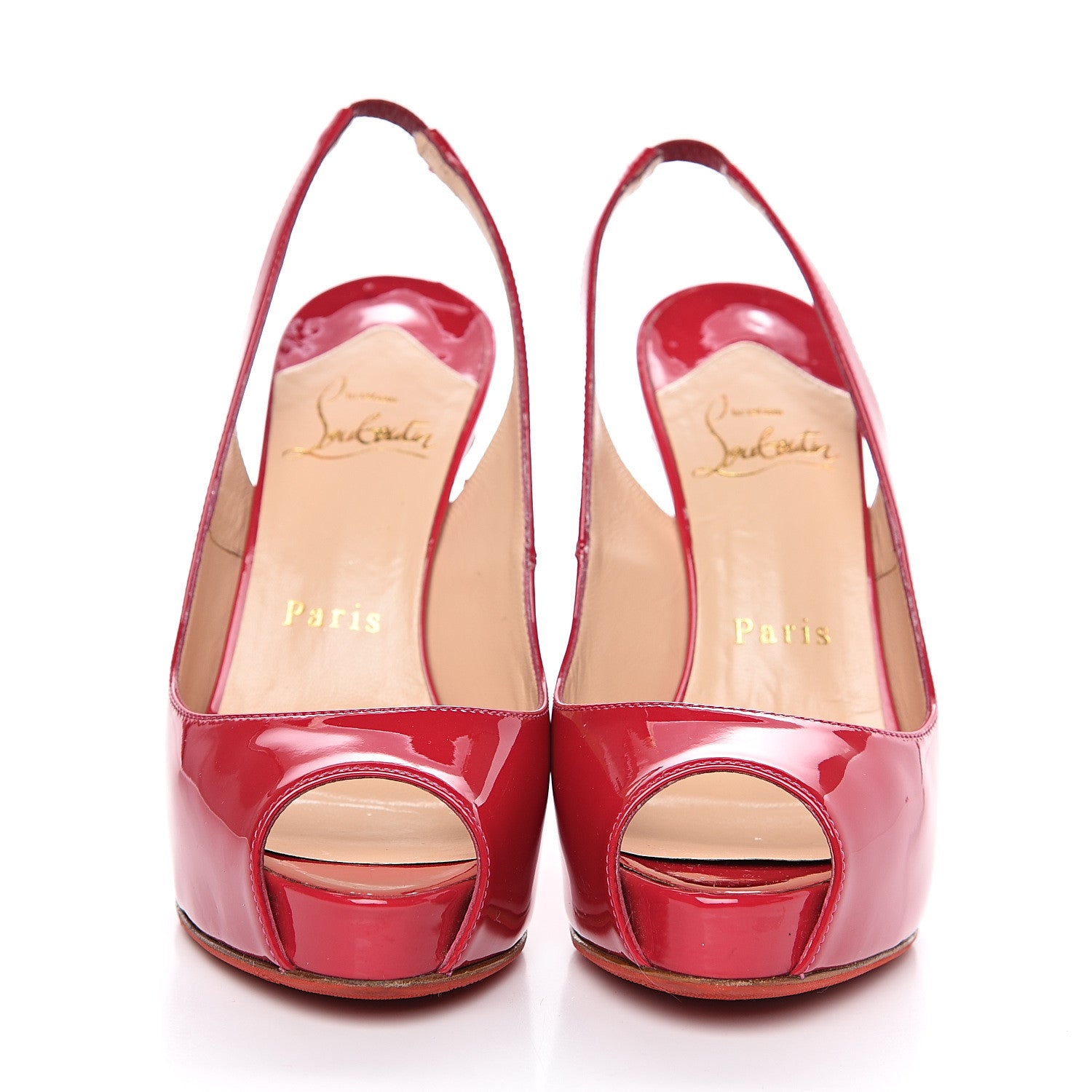 Christian Louboutin Patent No Prive 120 Pumps 35 Pivoine 2 of 11