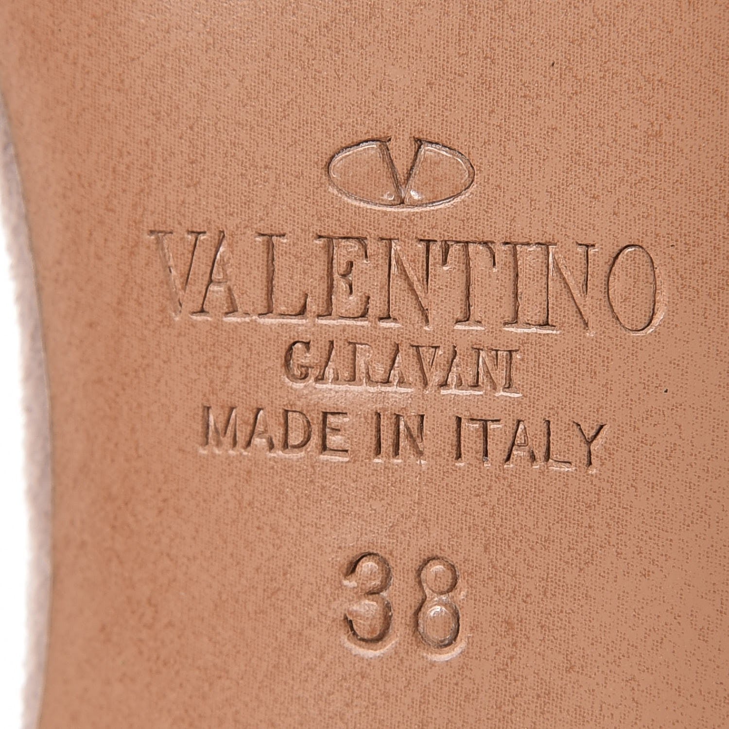 Valentino Garavani Suede Caged Ankle Strap Sandals 38 Camel Rose 7 of 9