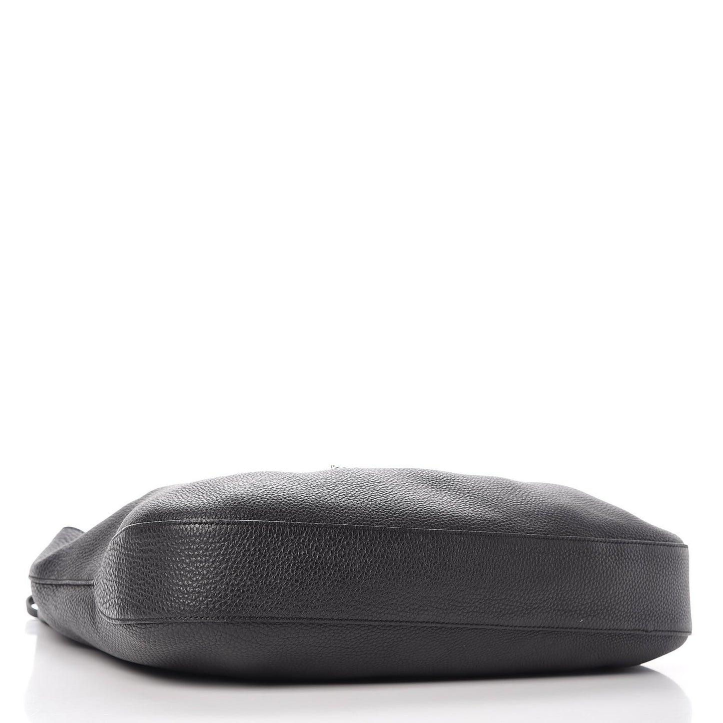 Soft Grained Calfskin Large Jackie Hobo Black
