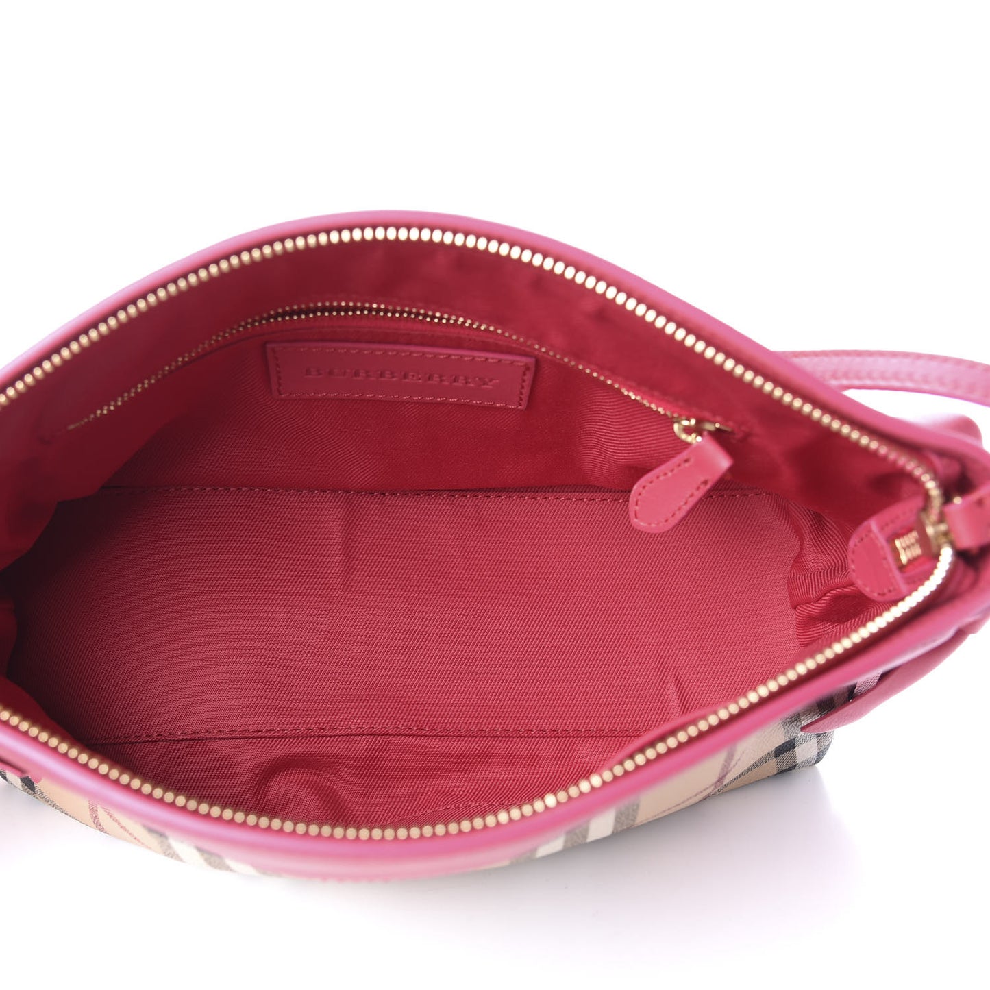Haymarket Check Bow Tie Crossbody Bag Peony