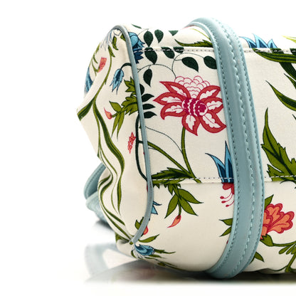 Christian Dior Canvas Floral Frame Satchel 10 of 12