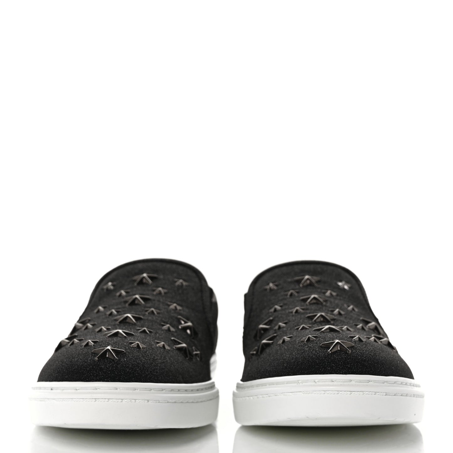 Fine Glitter Suede Mens Grove Sneakers 43.5 Black