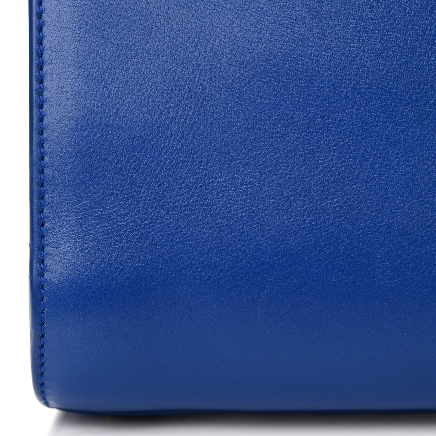 Calfskin Nano Sac De Jour Cobalt Blue
