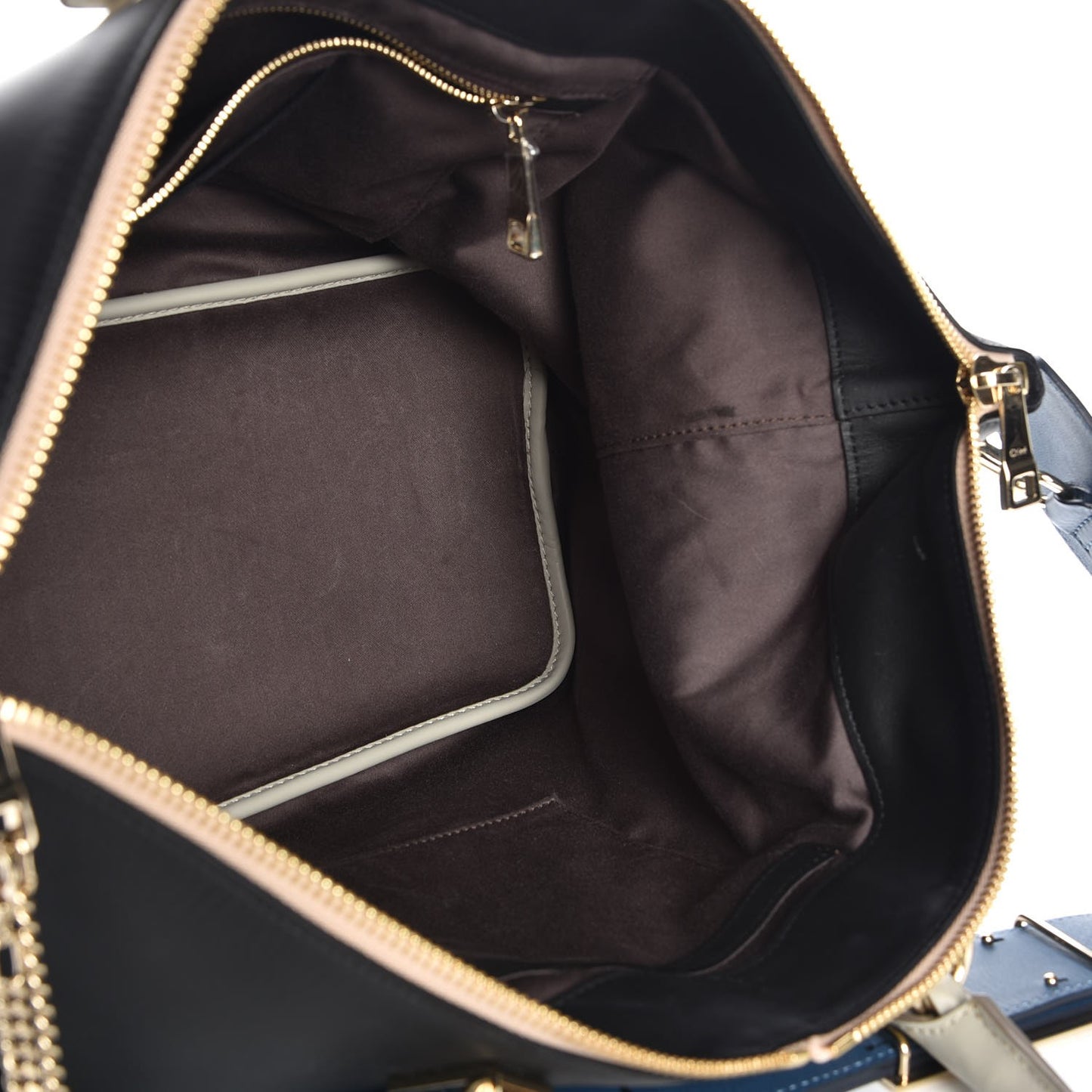 Smooth Calfskin Large Baylee Tote Black