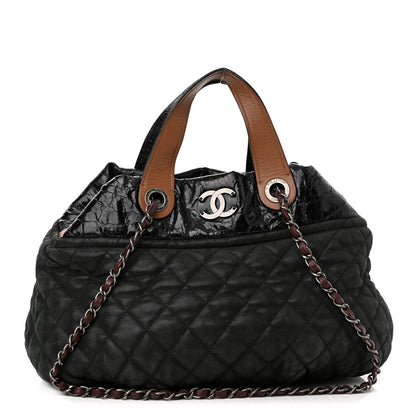 Chanel Iridescent Calfskin In the Mix Tote Black 1 of 10