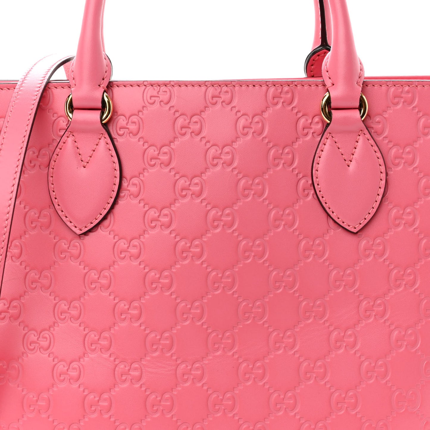 Guccissima Small Zippered Bucket Tote Flush