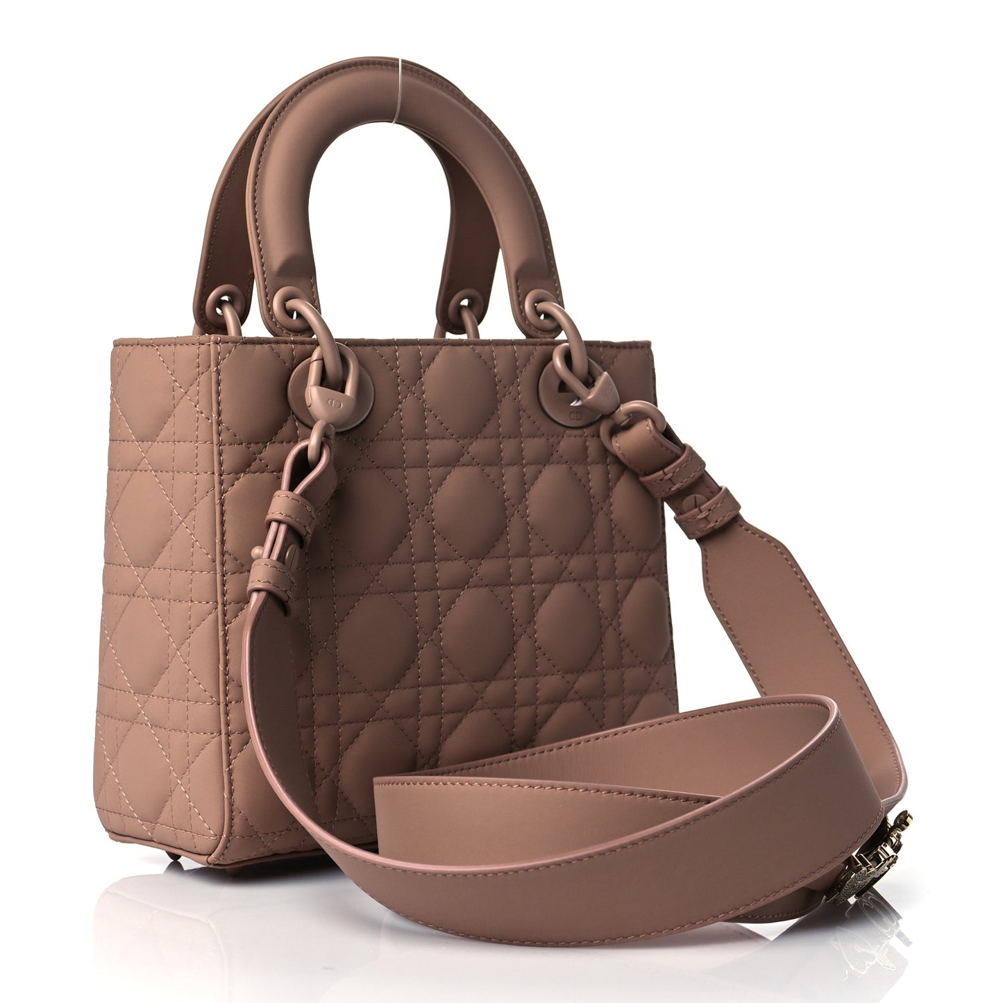 Ultra Matte Calfskin Cannage Small My ABCDior Lady Dior Beige