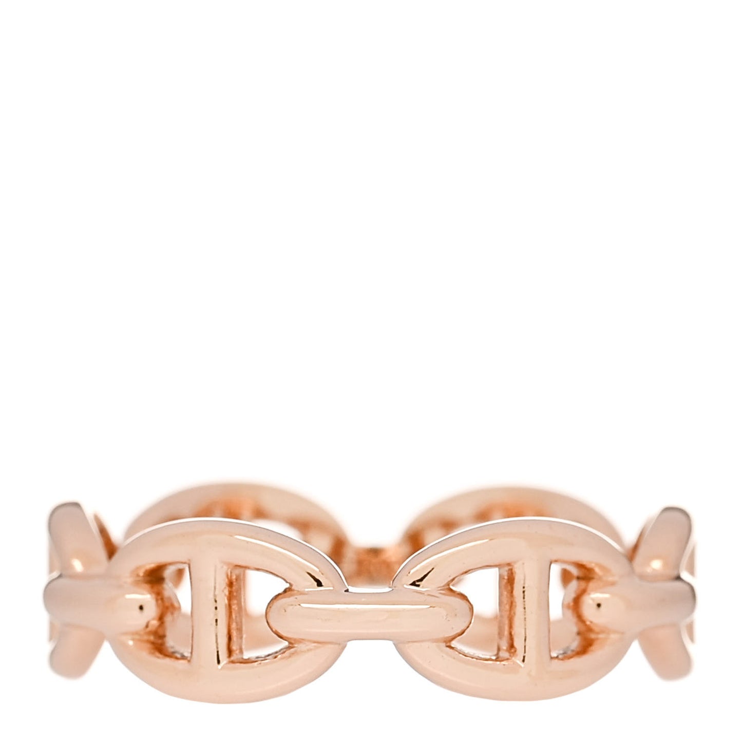 18K Rose Gold PM Chaine d'Ancre Enchainee Ring 54 7