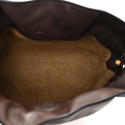 Loewe Calfskin Mini Flamenco Knot Clutch Chocolate 5 of 8